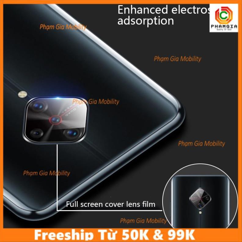 Set combo 2 Dán Cường Lực Camera Sau Vivo S1 Pro (2 Miếng) siêu dẻo nano, siêu bền và trong