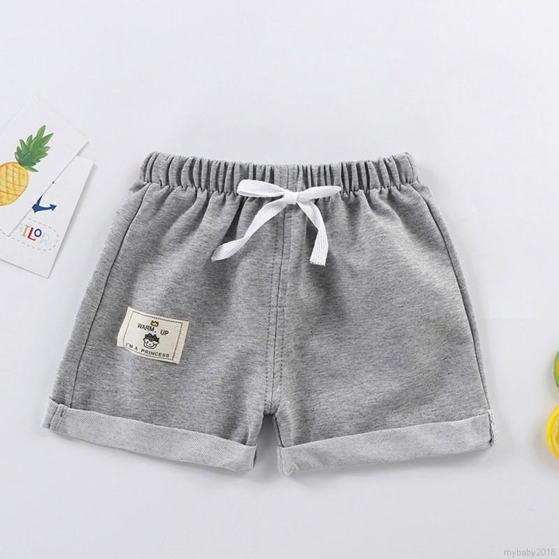 Quần Short Cotton Thể Thao Cho Bé 1-5 Tuổi