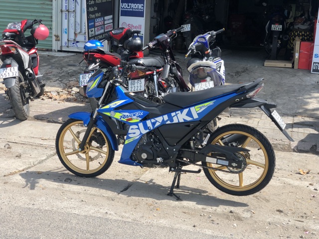 Mâm RCB 5 cây cho Satria Raider gắn như zin chính hãng RCB