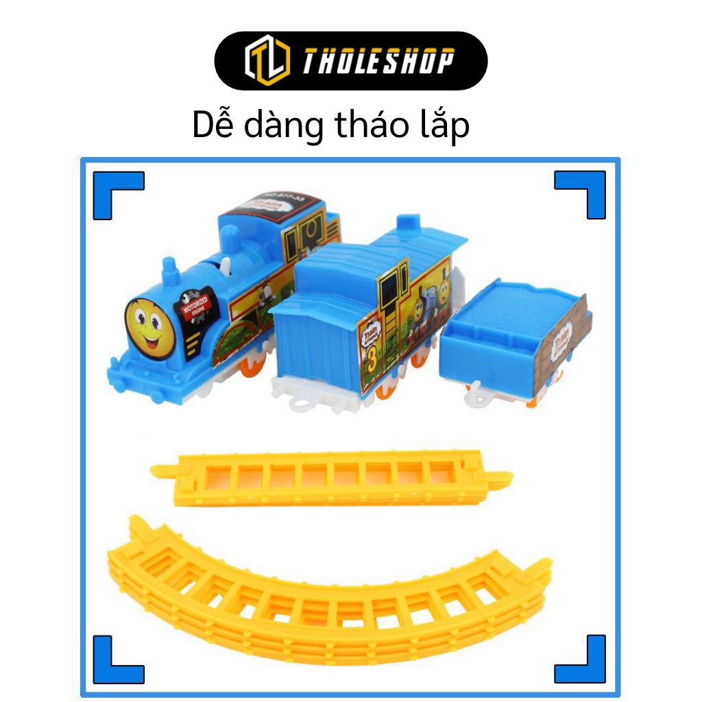 Đồ Chơi Lắp Ráp - Đồ Chơi Mô Hình Đường Ray Xe Lửa, Tàu Hỏa Thomas Lượn Vòng Cho Bé 7923