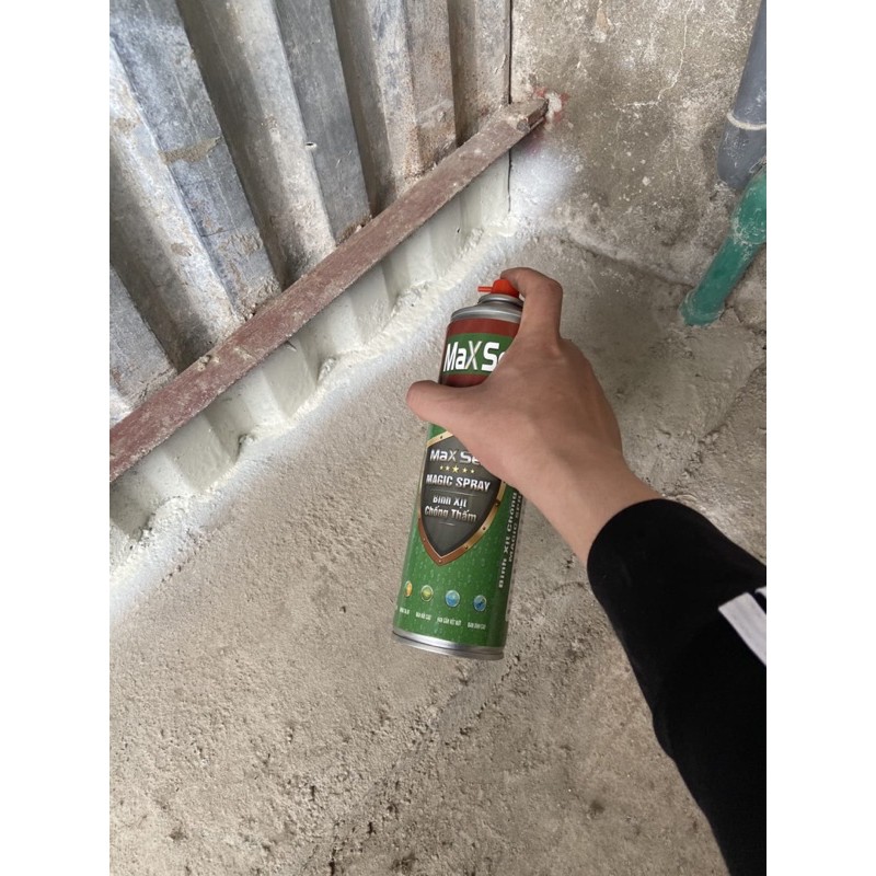 Bình xịt chống thấm Maxseal Nhật Bản - 750ml Hàng chính hãng bảo hành 3 năm