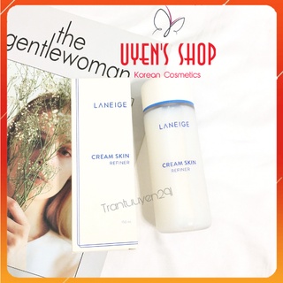 Nước hoa hồng dưỡng ẩm da Laneige Cream Skin Refiner