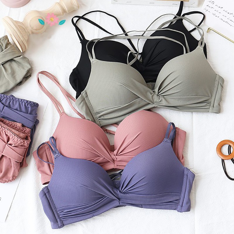 Áo ngực AOWEINISI hai dây nâng ngực trẻ trung thời trang dành cho nữ