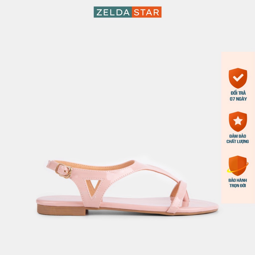 Sandal nữ Zelda Star đế bệt 1cm - SK019920