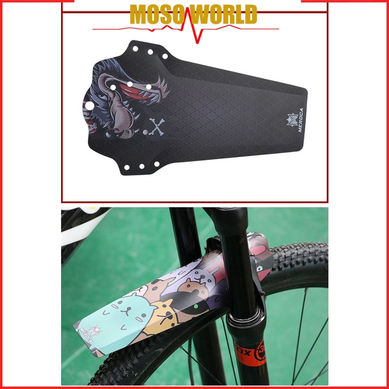 Tấm chắn bùn MOSOWORLD in họa tiết 3D nhiều màu bắt mắt cho xe đạp leo núi
