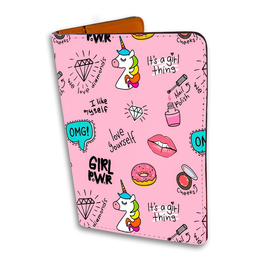 Bao Da Hộ Chiếu - Ví Đựng Passport Du Lịch  Ngựa Một Sừng Unicorn - LT020 STORMBREAKER