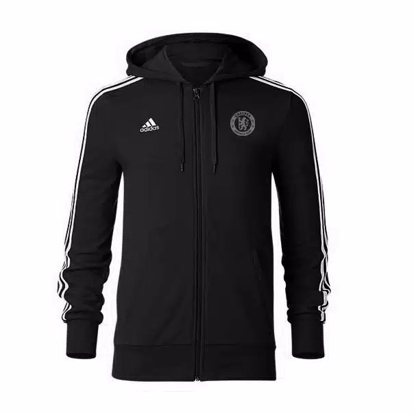 Chelsea Áo Khoác Hoodie Phối Khóa Kéo Trẻ Trung Năng Động