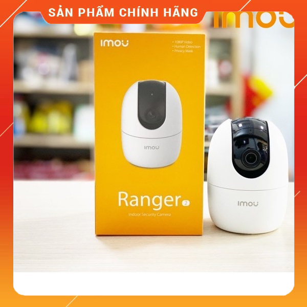 Camera IP Wifi 2.0MP Ranger 2 IPC-A22EP-IMOU - Quay quét 360 - Đàm thoại 2 chiều - Hàng Chính Hãng