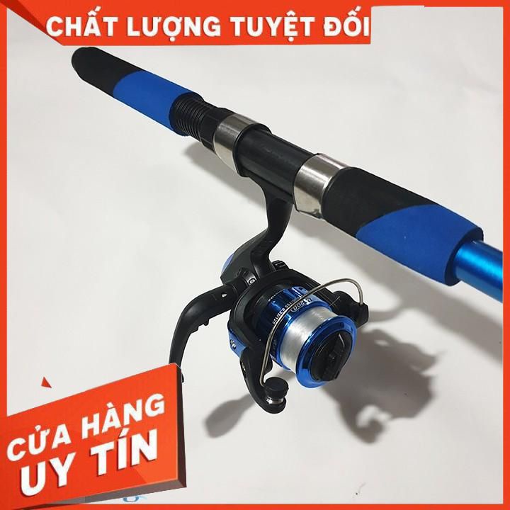 Bộ cần câu giá rẻ 2m7 kèm máy+dây+bộ phao lưỡi và phụ kiện + nhái giả