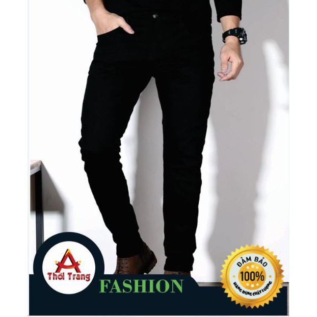 Quần jean nam cao cấp quần jean nam chuẩn đẹp vải dày co dãn chuẩn như hình phong cách
