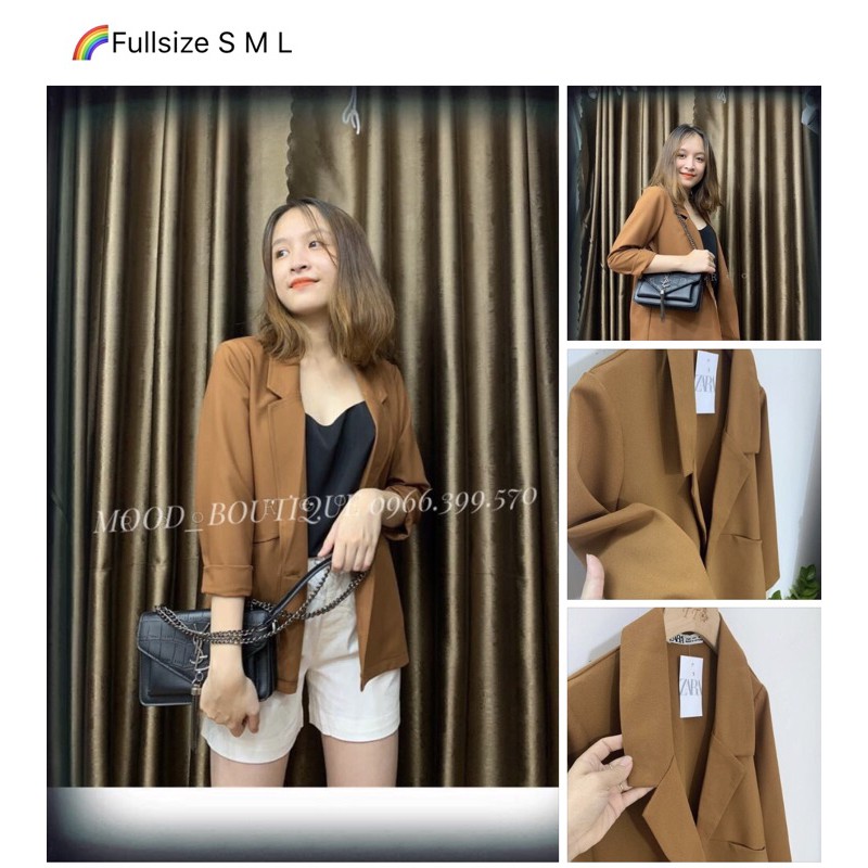 ÁO BLAZER KẺ NỮ HÀNG VNXK