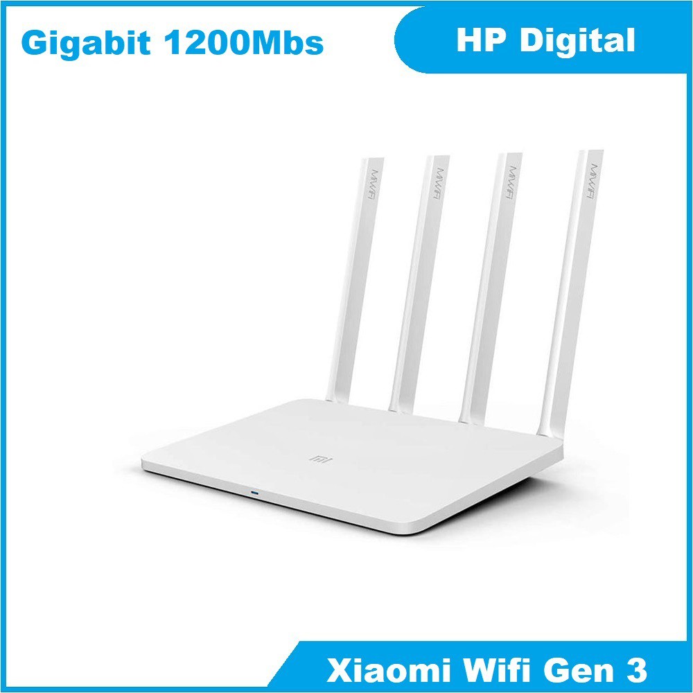 Bộ phát Wifi Xiaomi Router Gen 3 AC Gigabit 1200Mbs