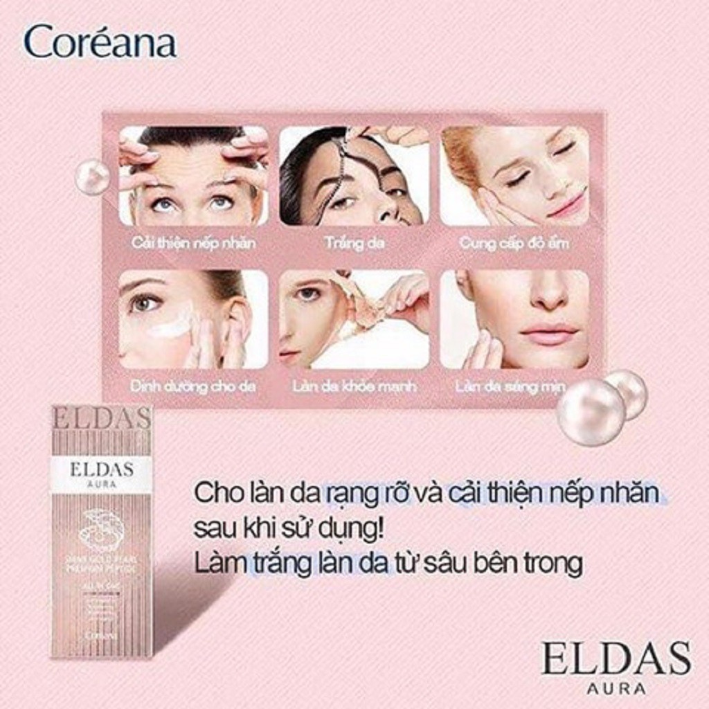 Tinh chất tế bào gốc Eldas Aura Shine Gold Pearl Premium 100ml