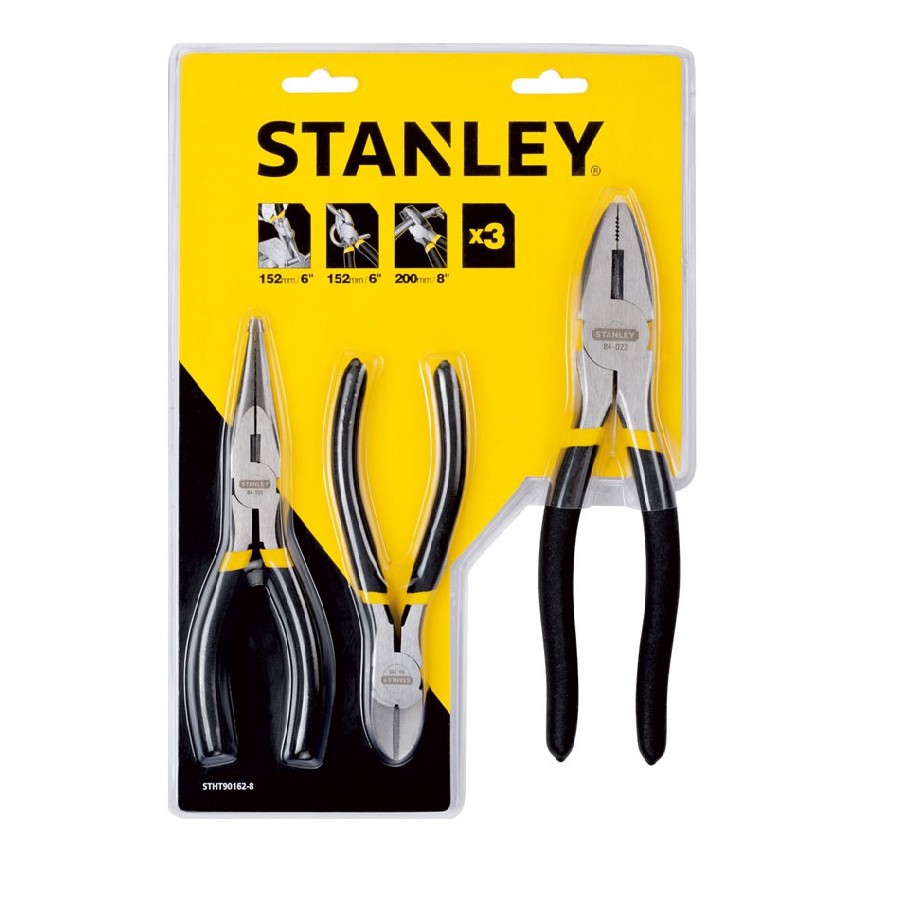 Bộ 3 cây kìm điện, cắt nhọn STANLEY STHT90162-8