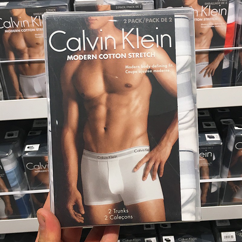 🎉Giới Hạn! Quần Lót Boxer Calvin Klein Mềm Mại Thoáng Khí Thoải Mái Cho Nam
