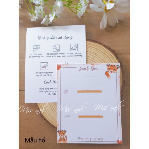 thẻ nail box, bìa nail box, tag nail box, bìa đựng móng tay