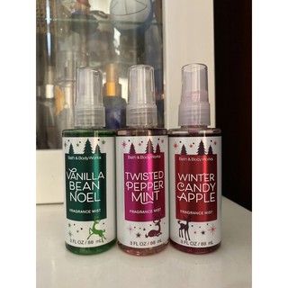 BILL US - Xịt thơm toàn thân Vanilla bean noel, Twisted peppermint, Winter candy apple 88ml và 75ml