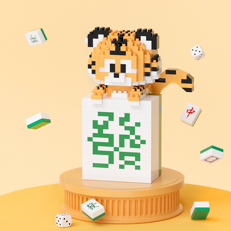 Đồ Chơi Khối Xếp Hình 3D Mini Kiểu Hoạt Hình Dễ Thương Cho Trẻ Em