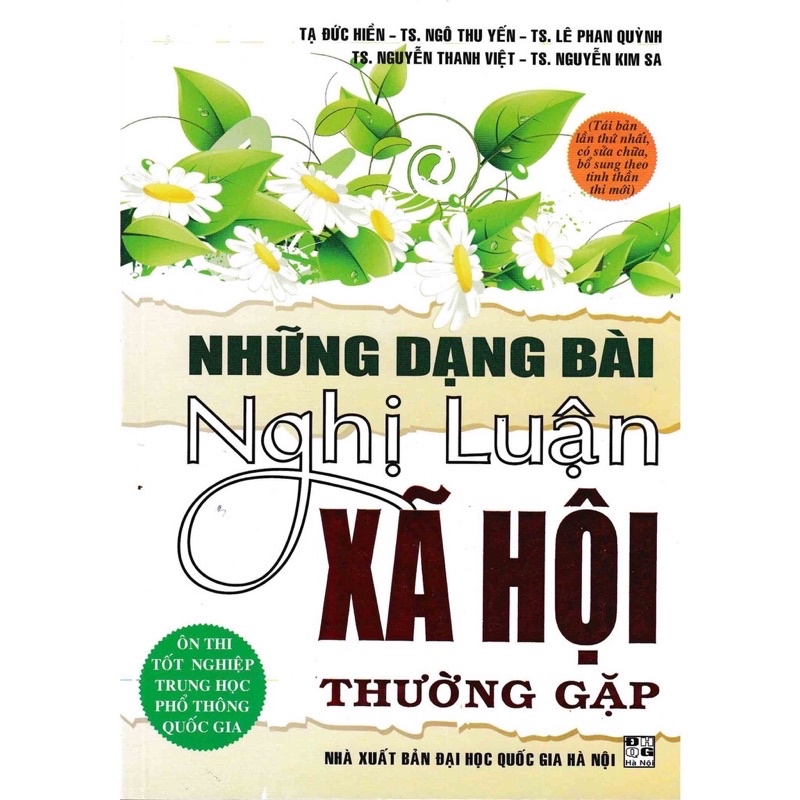 Sách - Những Dạng Bài Nghị Luận Xã Hội Thường Gặp