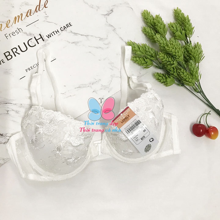 ÁO LÓT NỮ LOVELY CÀI TRƯỚC MỎNG REN KHÔNG MÚT CÓ GỌNG - AL002