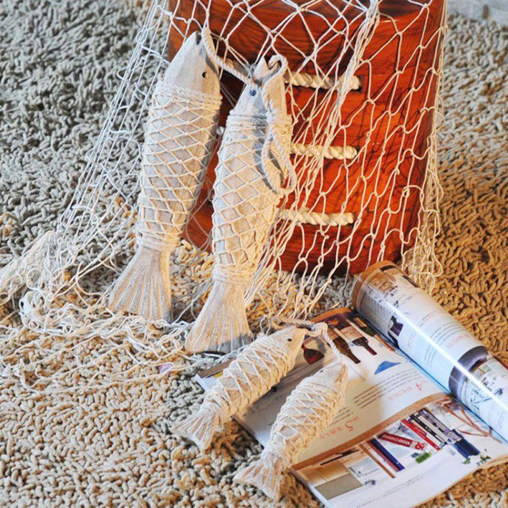 Ralph Phụ Kiện Treo Trang Trí Bằng Gỗ Hình Cá Biển Sáng Tạo