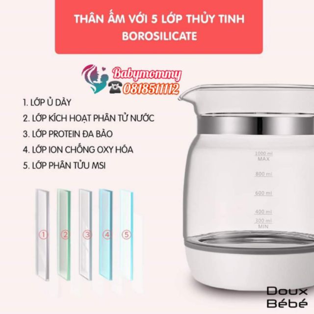 ẤM ĐUN NƯỚC PHA SỮA DOUX BEBE