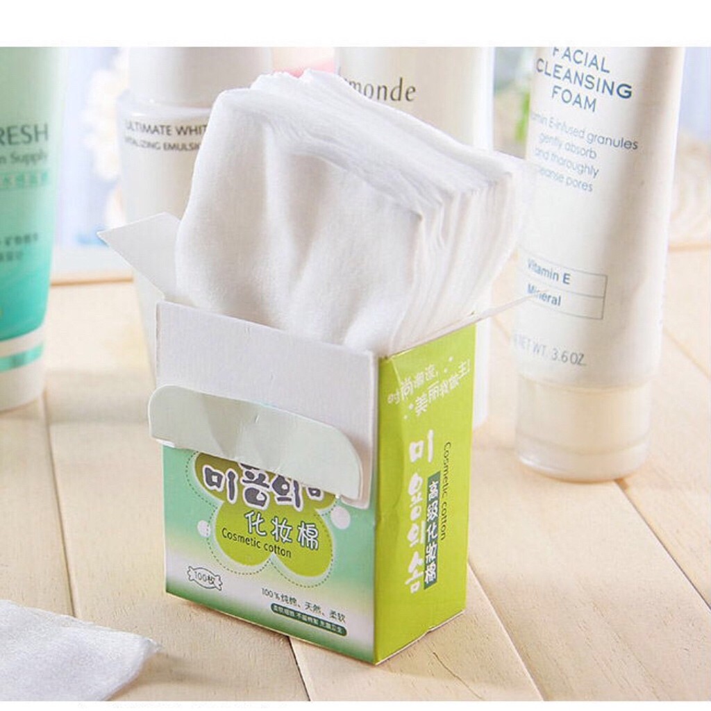 COMBO 3 HỘP BÔNG TẨY TRANG SIÊU THẤM VOV - 300 MIẾNG