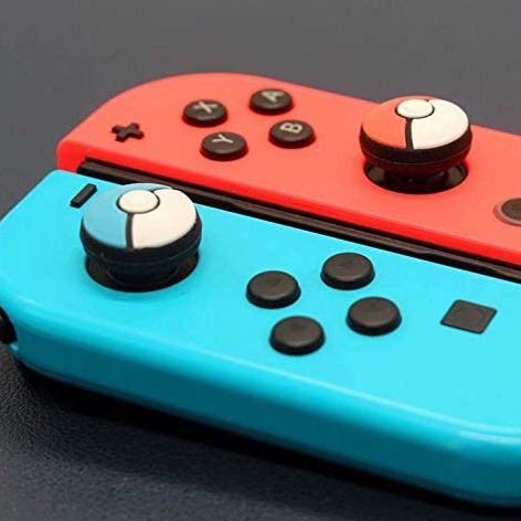 Núm bọc analog cho Nintendo Switch, Switch Lite, Switch Oled set 4 núm Pokemon chính hãng Hori