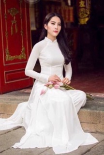 Set áo dài 4 tà kèm quần lụa