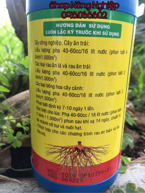 Vitamin B1 của Mỹ dùng cho hoa, cây cảnh 500ml