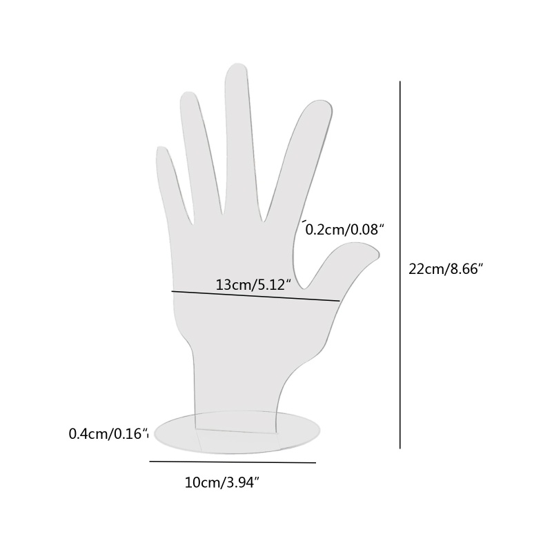 Giá Đỡ Trưng Bày Trang Sức Hình Bàn Tay