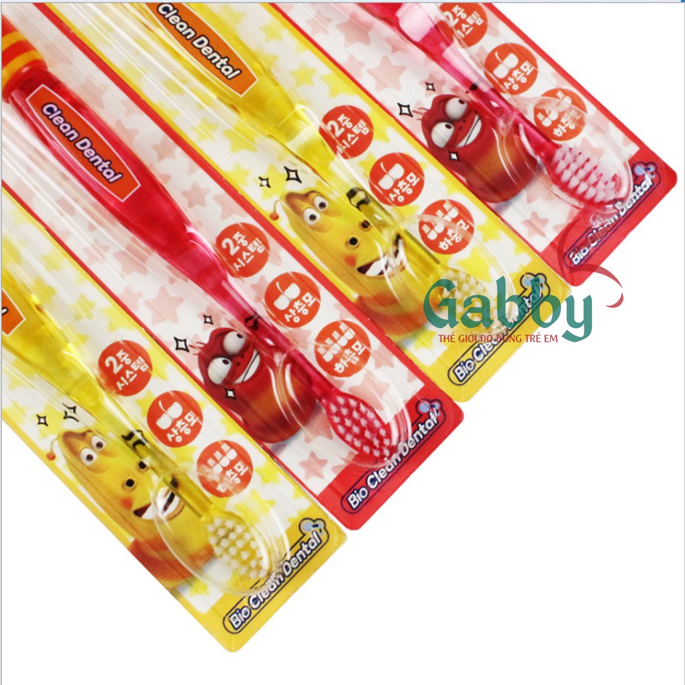 BÀN CHẢI ĐÁNH RĂNG LARVA (CHO BÉ TỪ 3 - 5 TUỔI)