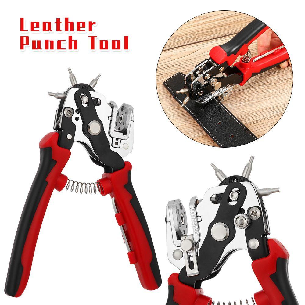 Dụng Cụ Đục Lỗ Dây Da/Dây Đồng Hồ Màu Cầu Vồng DIY