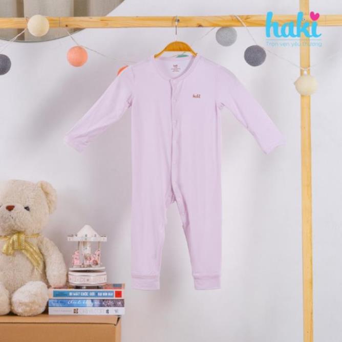 Shop Mẹ Lisa  [] Bộ bodysuit dài tay vải sợi tre (Bamboo) chính hãng HAKI -BB007 | BigBuy360 - bigbuy360.vn