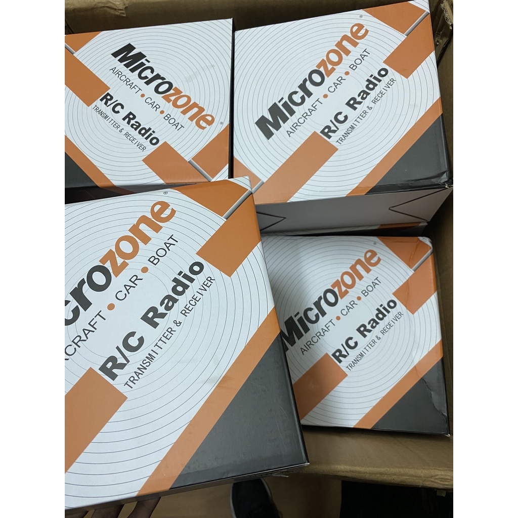 Tay điều khiển Microzone MC6C + Mạch thu Rx MC7RB 400-800m  dùng cho ôtô máy bay cano tăng RC MC6