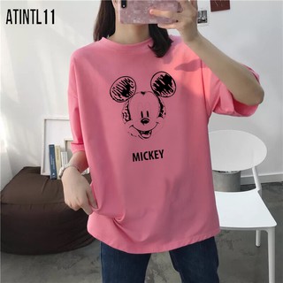 ÁO THUN TAY LỠ IN HÌNH CHUỘT MICKEY CỰC ĐẸP - ATINTL11