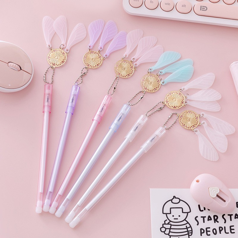 Bút Móc xích mực gel hình Dream catcher Pison, mực đen ngòi kim 0.38mm - SP0529 - 1 cái