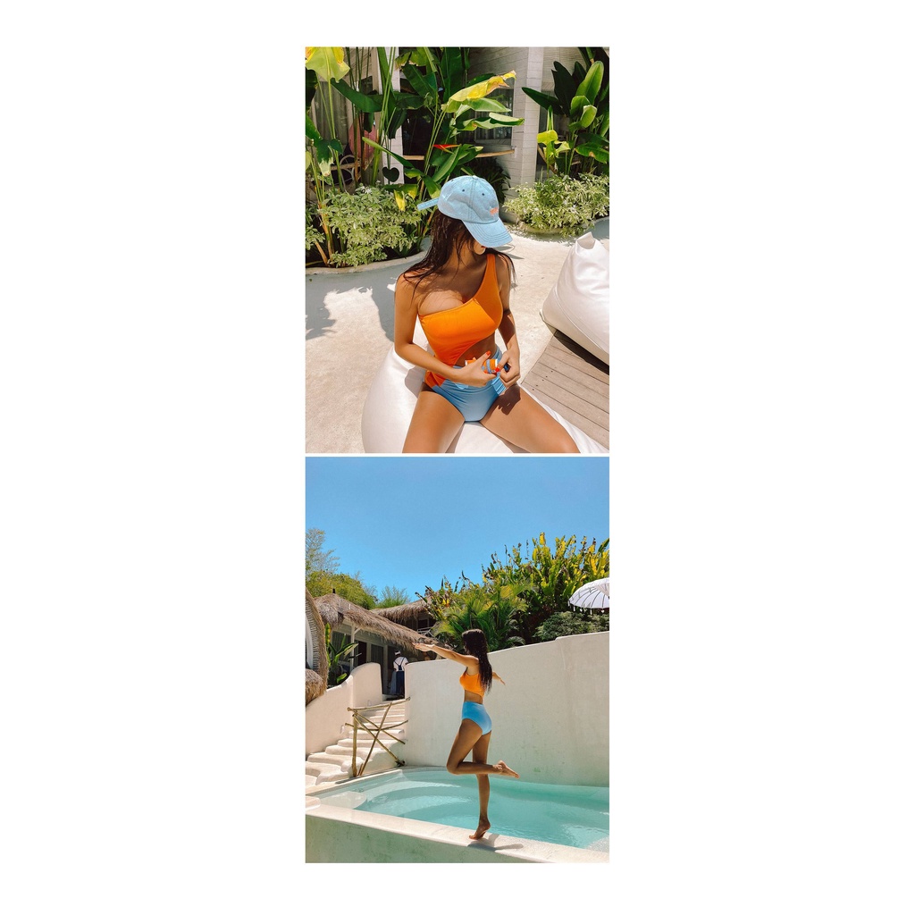 Bộ Bikini Trễ Vai Màu Sắc Thời Trang Quyến Rũ Cho Nữ | BigBuy360 - bigbuy360.vn