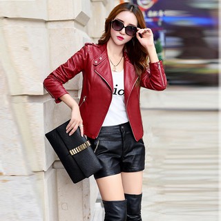 Áo Khoác Da Nữ Giả Vest