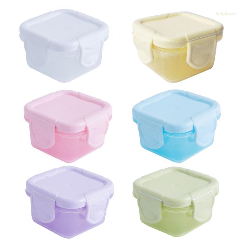 Set 4 hộp đựng thực phẩm 60ml cho bé sơ sinh