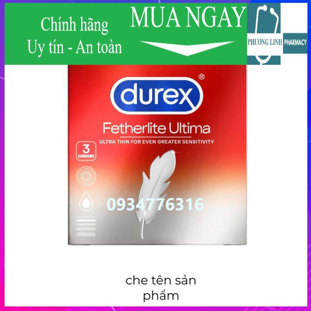 ✅ Bao cao su Durex Fetherlite Ultima  Hộp 3-12 bao