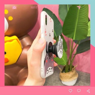 ỐP LƯNG IPHONE - ỐP LƯNG CÚN YÊU VÀ TOTORO (Tặng Popsocket)