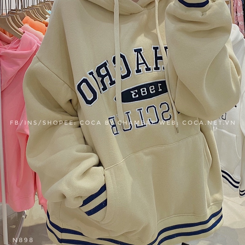 [N898]🧡 Áo HOODIE nỉ bông dày sụ mũ 2 lớp thêu MAHAGRIO form rộng (Có sẵn/ảnh thật) | BigBuy360 - bigbuy360.vn
