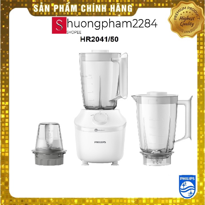 Máy xay sinh tố Philips HR2041/10 - HR2041/30 - HR2041/50 - Hàng chính hãng