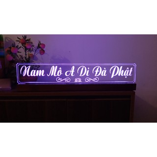 [Tại Xưởng] Đèn Phật Hiệu  Nam Mô A Di Đà Phật