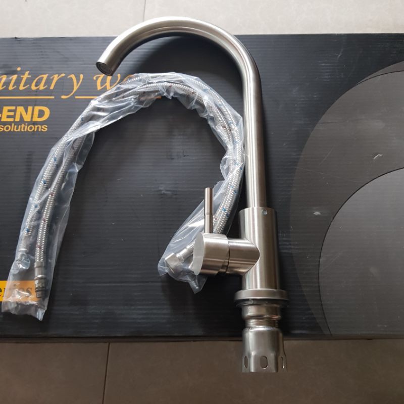 (SALE SẬP SÀN) VÒI RỬA CHÉN BÁT NÓNG LẠNH CAO CẤP SUS 304 TẶNG DÂY CẤP.