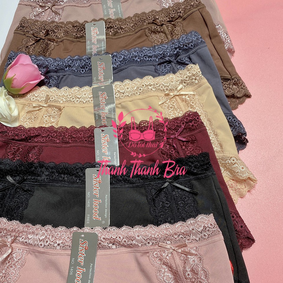Quần lót Thái lan Sisterhood 1406 - Free size Form XL - Quần chip bigsize, vải mềm mặc thoải mái