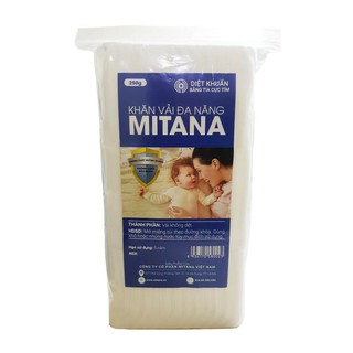 Khăn khô đa năng cho bé MITANA 250G (COMBO 5 GÓI)