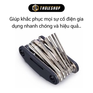 Bộ vặn ốc 13 món đa năng - Gồm vặn ốc lục giác, tua vít, cờ lê... bằng thép không gỉ 2574