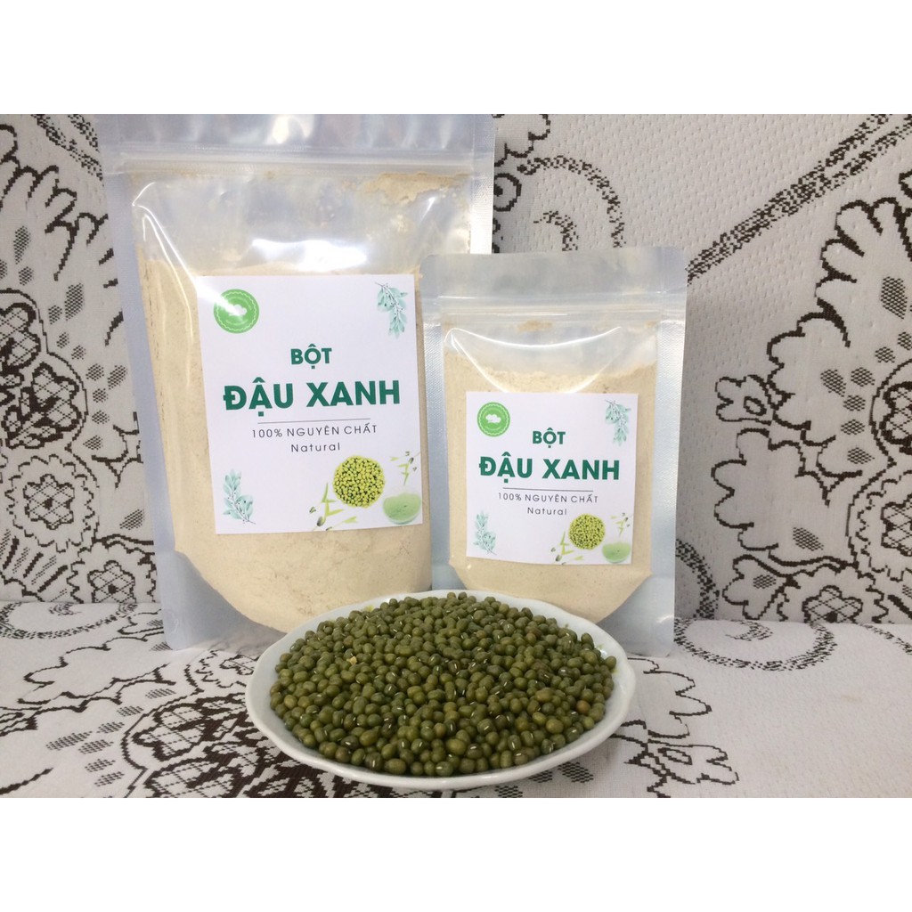 Bột đậu xanh nguyên chất rang thơm (20gram-500gram-1kg)